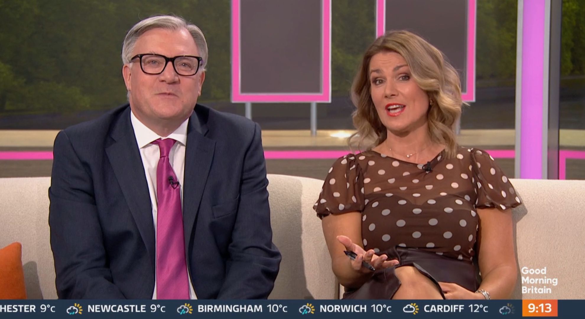 Susanna Reid and Ed Balls on GMB