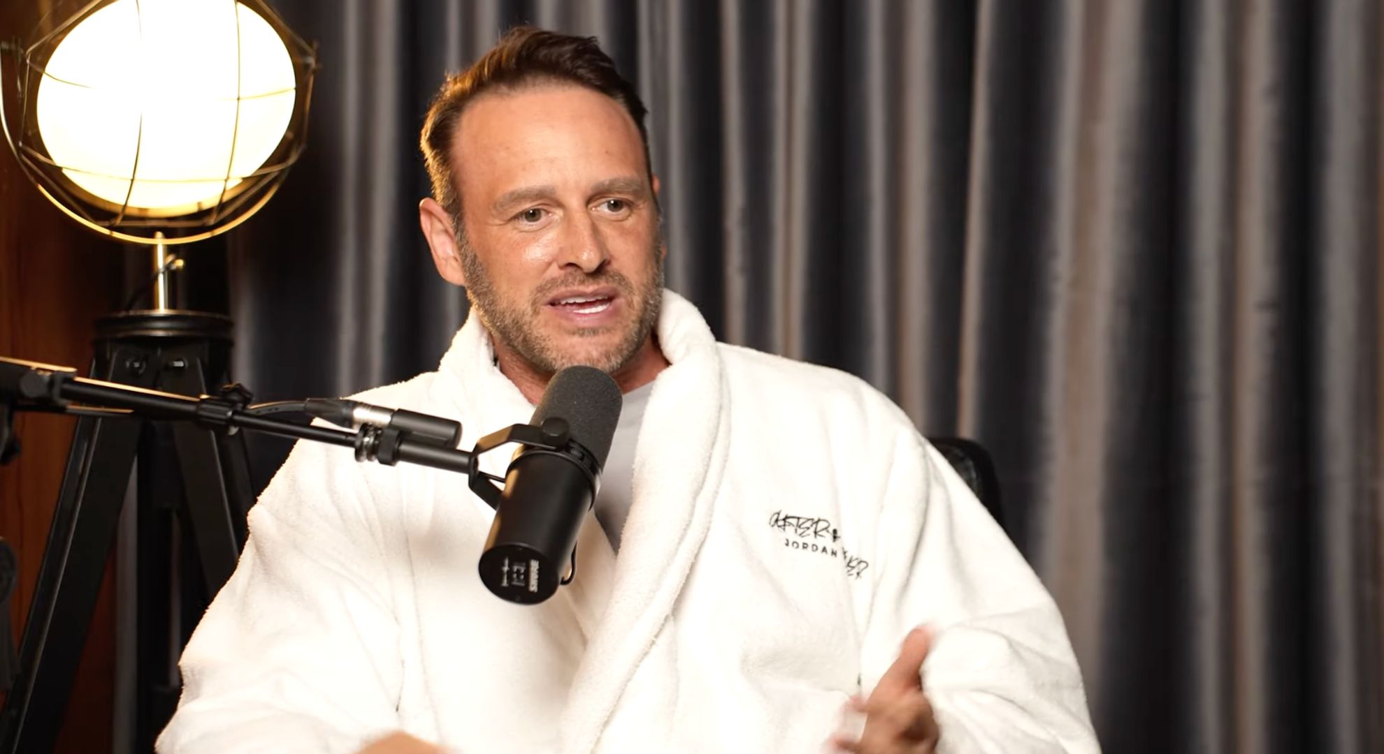 Lee Andrews on a podcast 