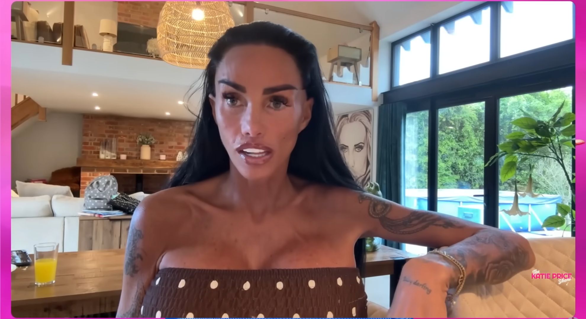 Katie Price on her YouTube 
