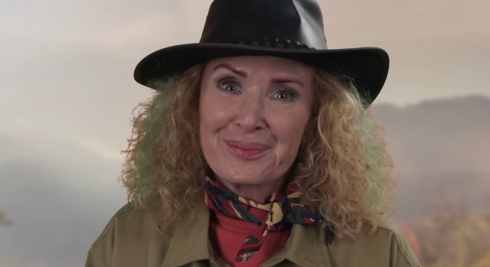 beverley Callard in an I'm A Celebrity promo
