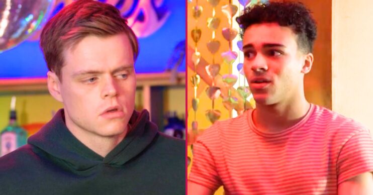 Oscar and Josh split image