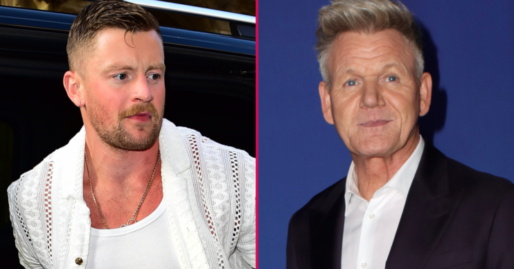 Adam Peaty and Gordon Ramsay side by side