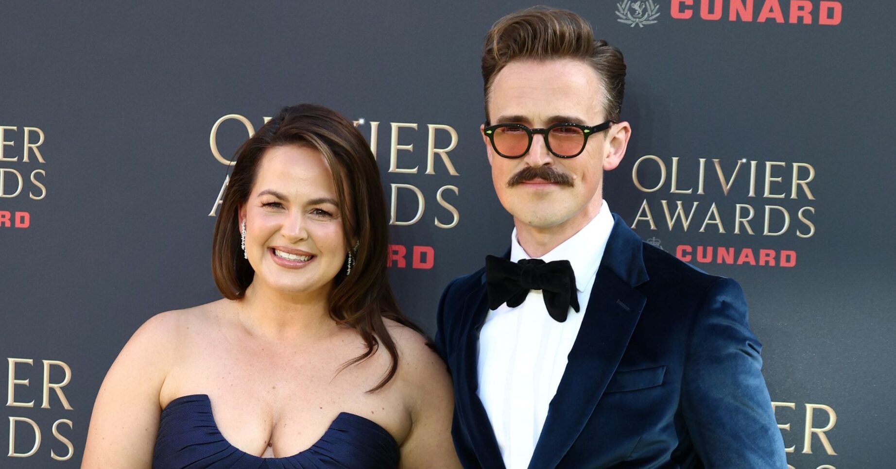 Giovanna and Tom Fletcher on the red carpet