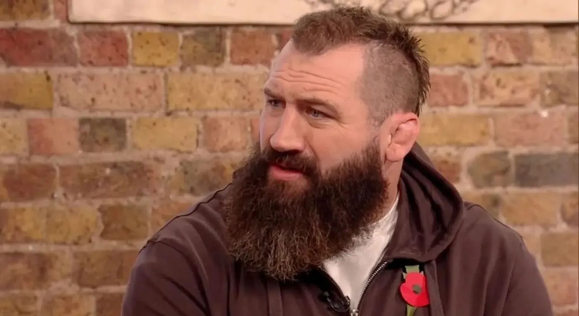 Joe Marler looking to the side 