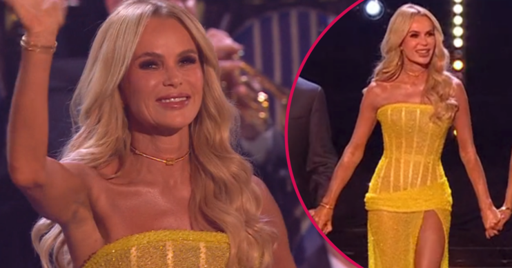 Amanda Holden wearing yellow on Britain's Got Talent