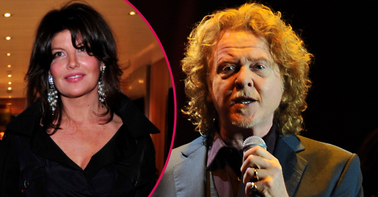 Mick Hucknall and his wife Gabrielle