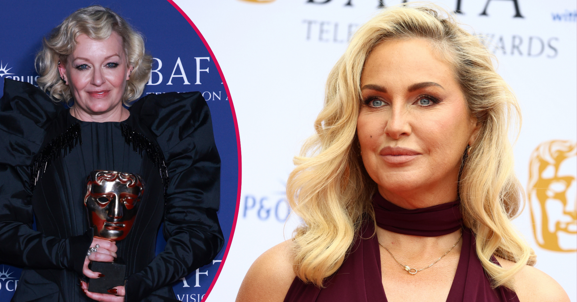 Josie Gibson and Christine Tremarco at the BAFTA TV Awards