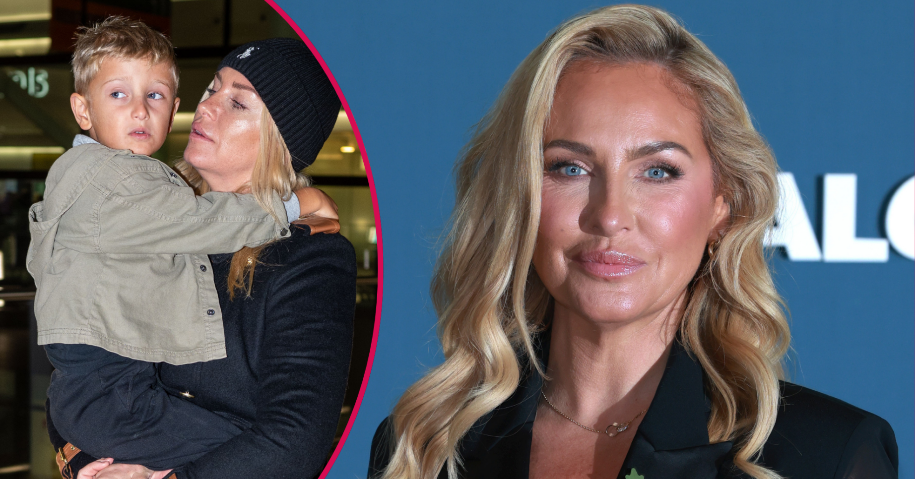 Josie Gibson and her son Reggie
