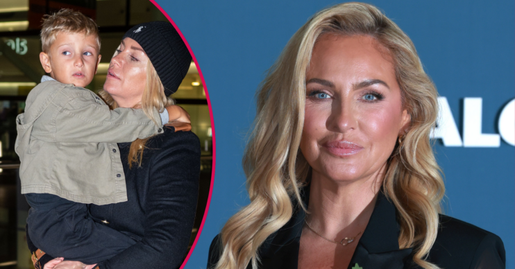 Josie Gibson and her son Reggie