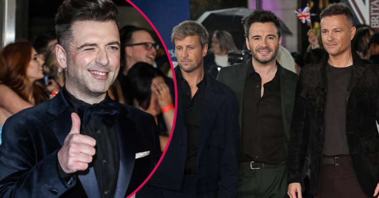 Westlife stars on the red carpet