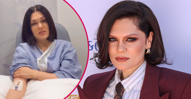 Jessie J in hospital and on the red carpet