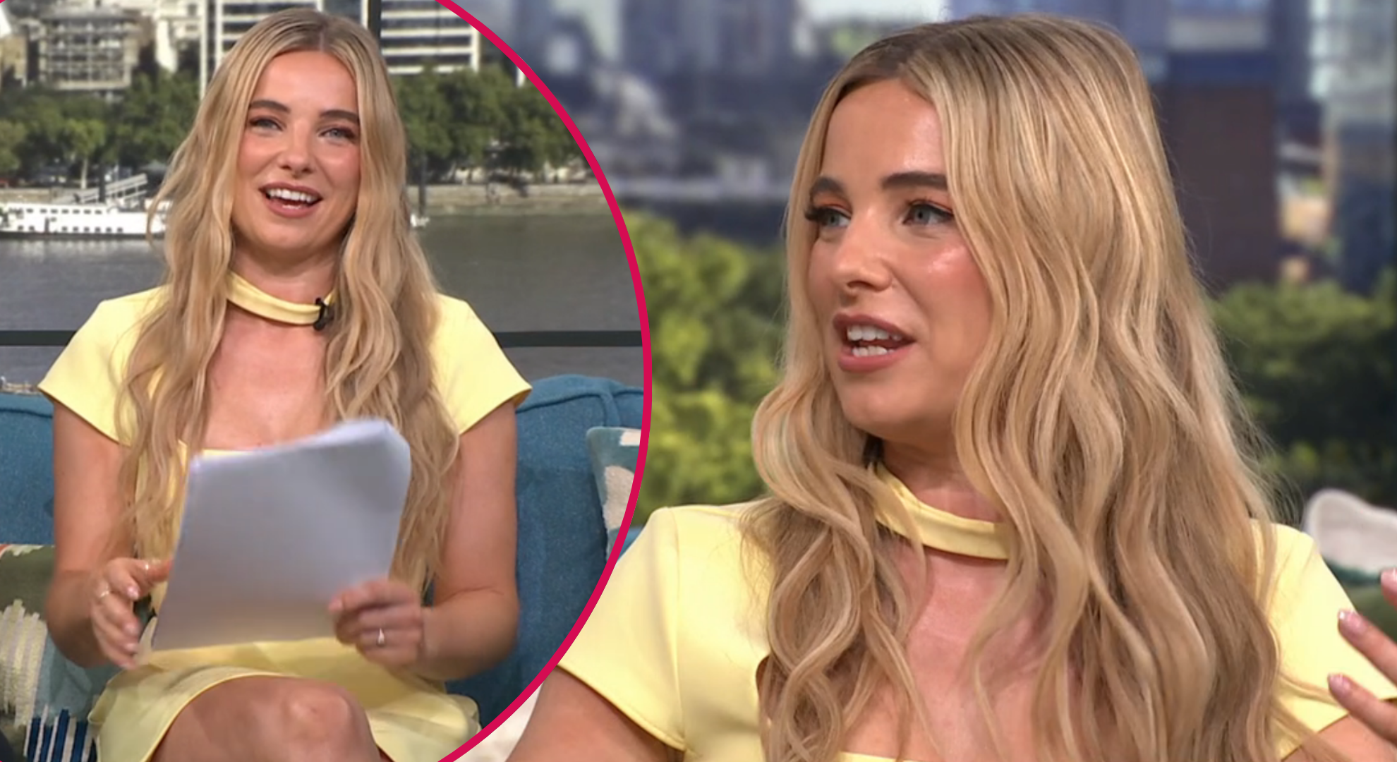 This Morning host Sian Welby ‘risks Sharon Stone moment’ in tiny minidress: ‘Those legs should have their own segment’