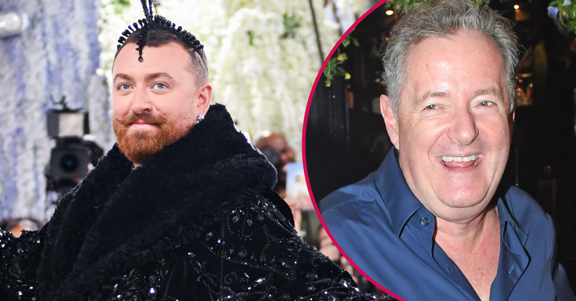 Sam Smith and Piers Morgan