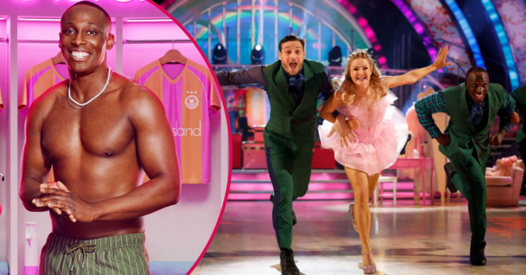 Sarah and Vito dancing on Strictly and Ope from Love Island