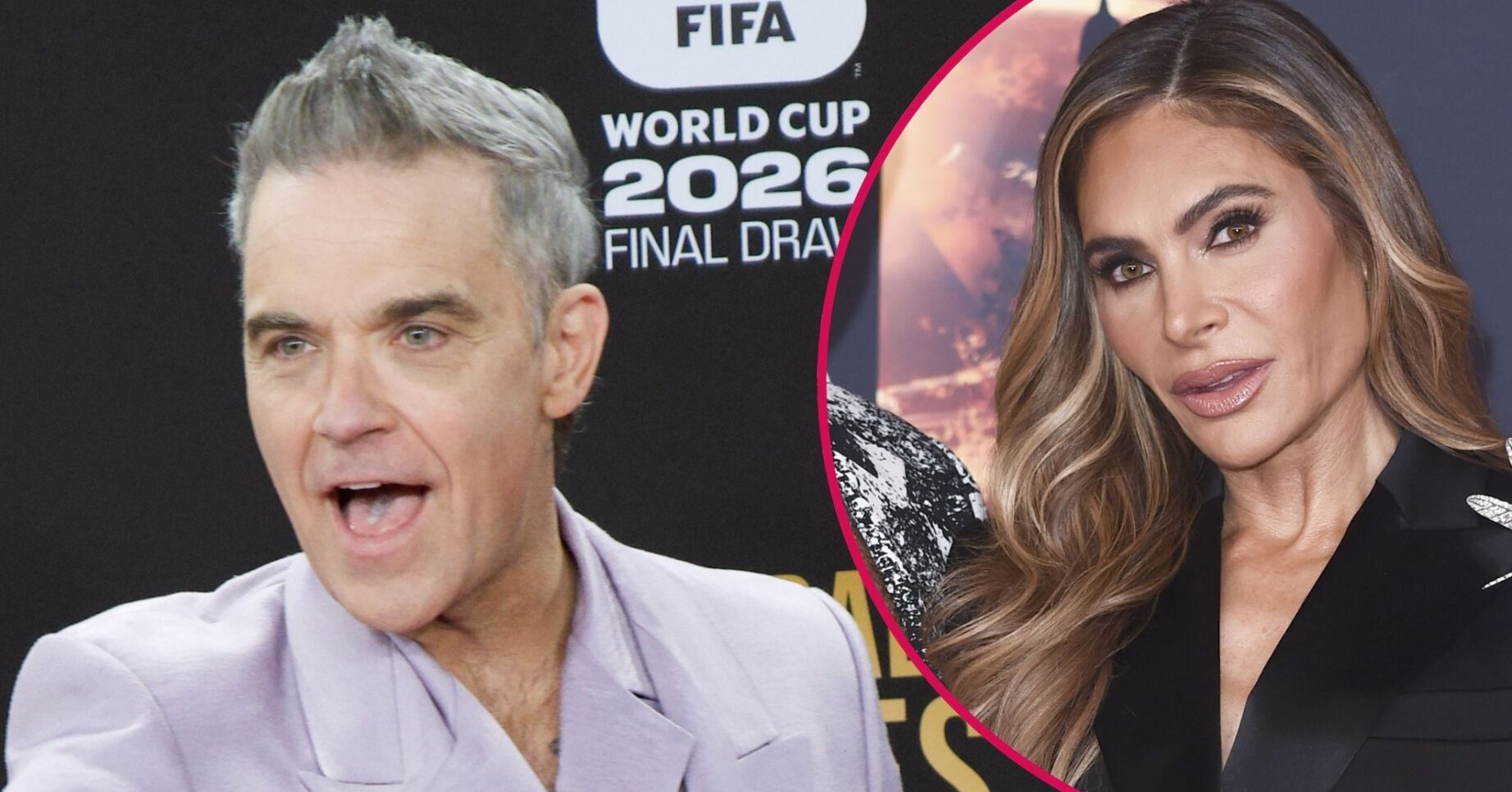 Robbie Williams and Ayda Field