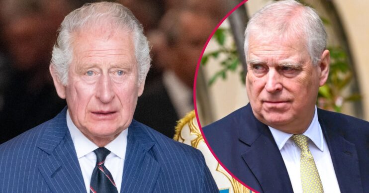 ED composite of King Charles and Andrew Mountbatten-Windsor at different events