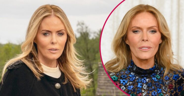 Sadie King and Patsy Kensit in Emmerdale split shot (Credit: ITV/Jonathan Hordle/Shutterstock)
