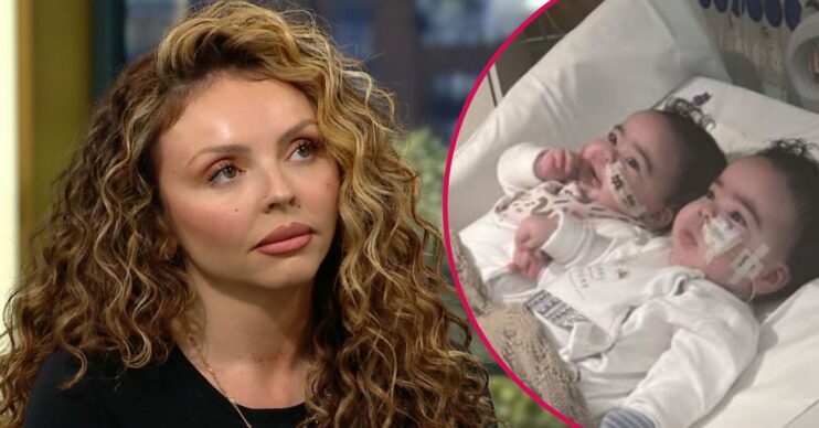 Jesy Nelson on This Morning / Jesy Nelson twins