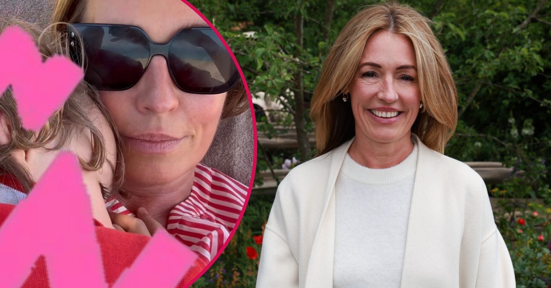 Cat Deeley and her son/Cat Deeley smiling