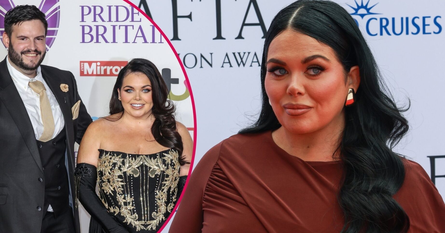 Scarlett Moffatt and Scott Dobinson on the red carpet/Scarlett Moffatt on the red carpet