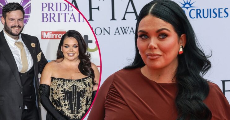 Scarlett Moffatt and Scott Dobinson on the red carpet/Scarlett Moffatt on the red carpet