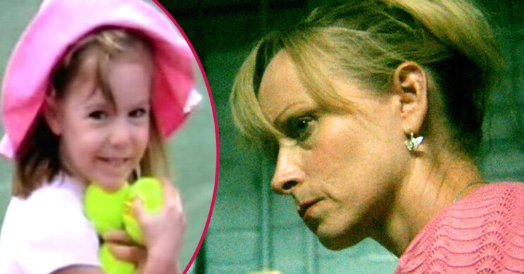 Kate McCann in Under Suspicion and a photo of Madeleine McCann