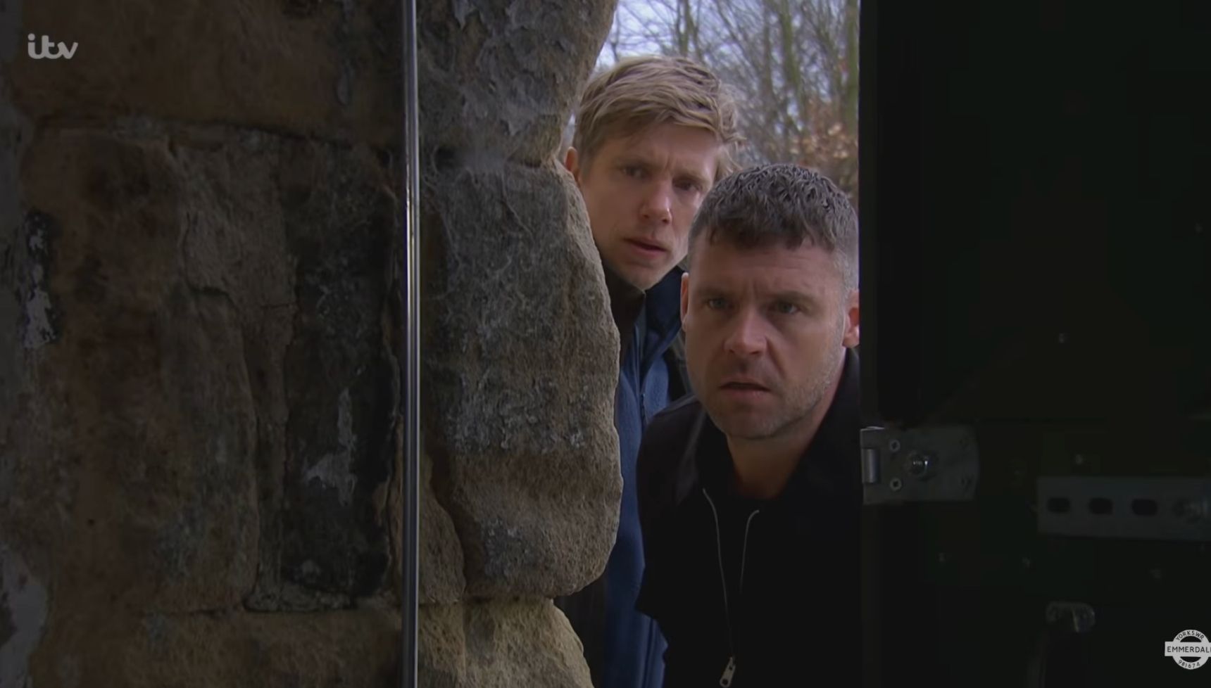 Robert and Aaron couldn't believe it (Credit: ITV)