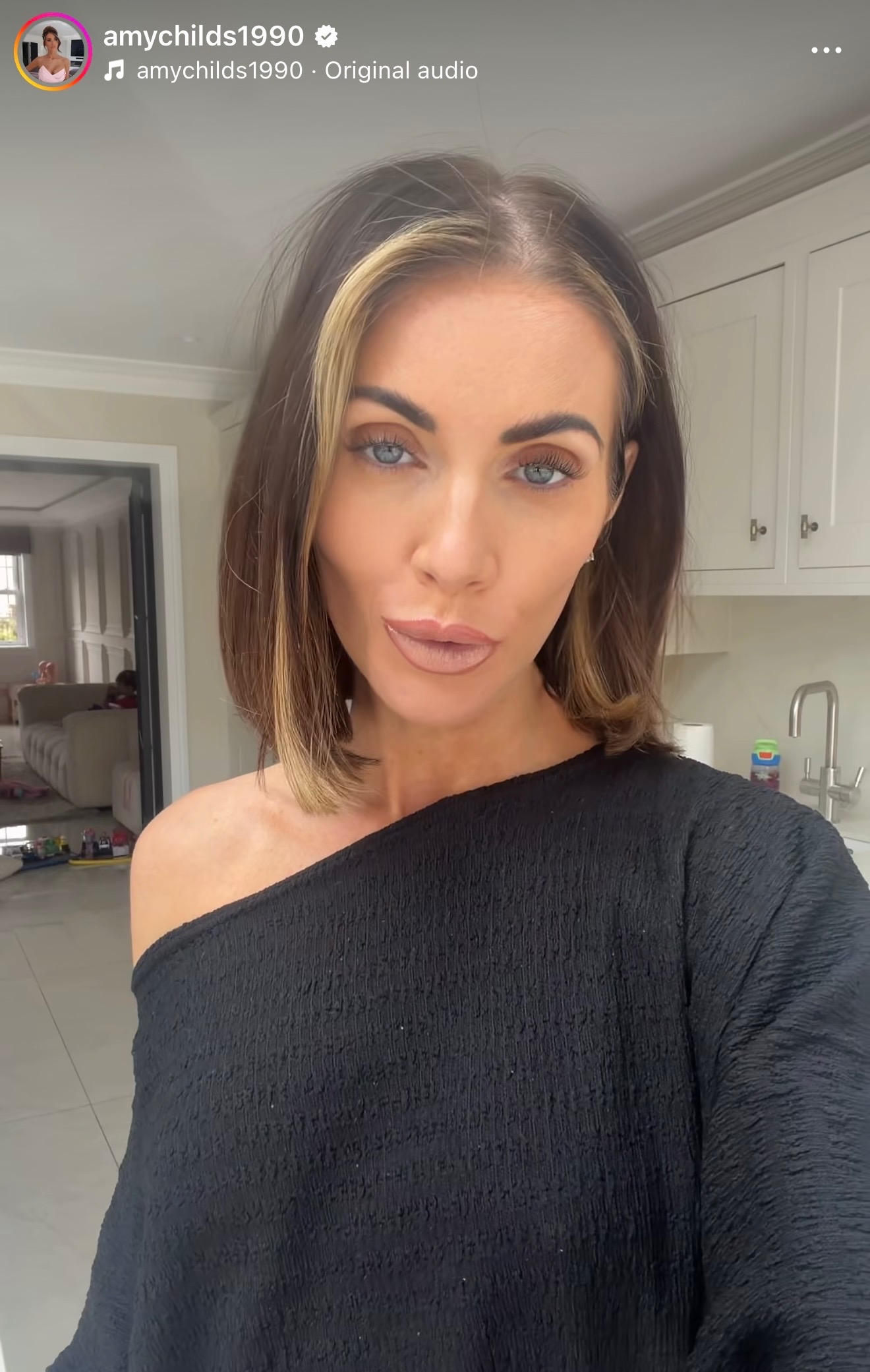 Amy Childs talking