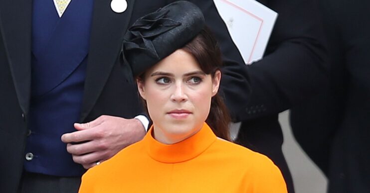 Princess Eugenie in orange dress