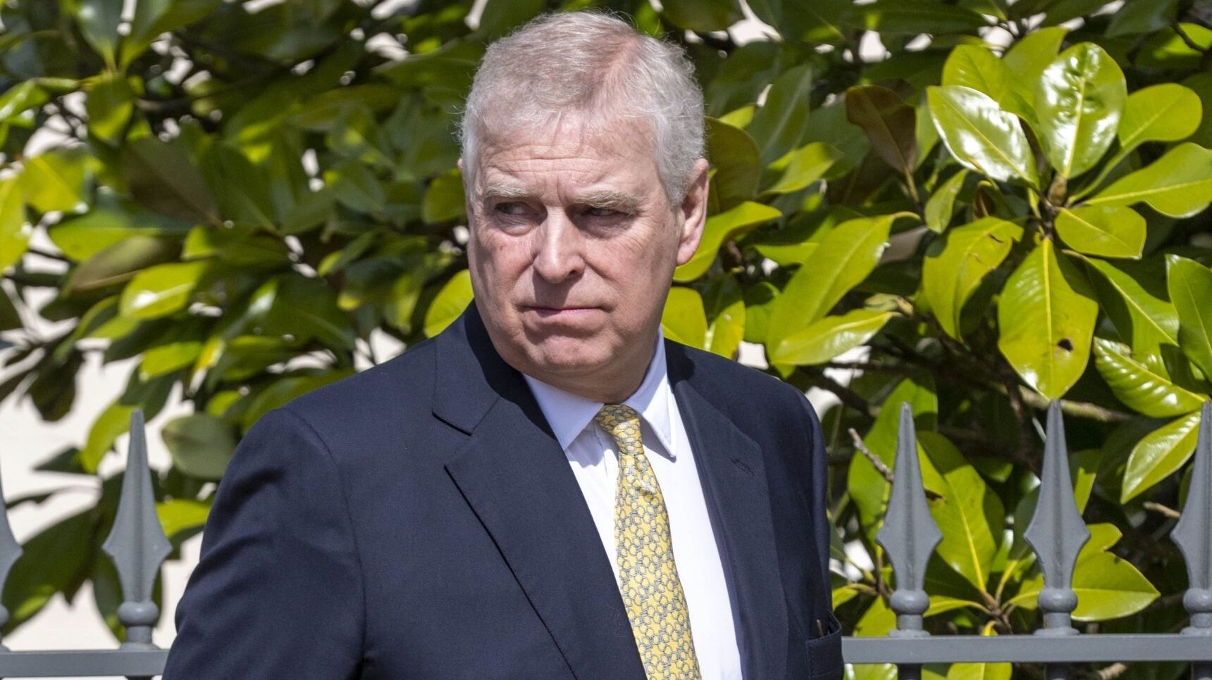 Andrew Mountbatten-Windsor at Easter service