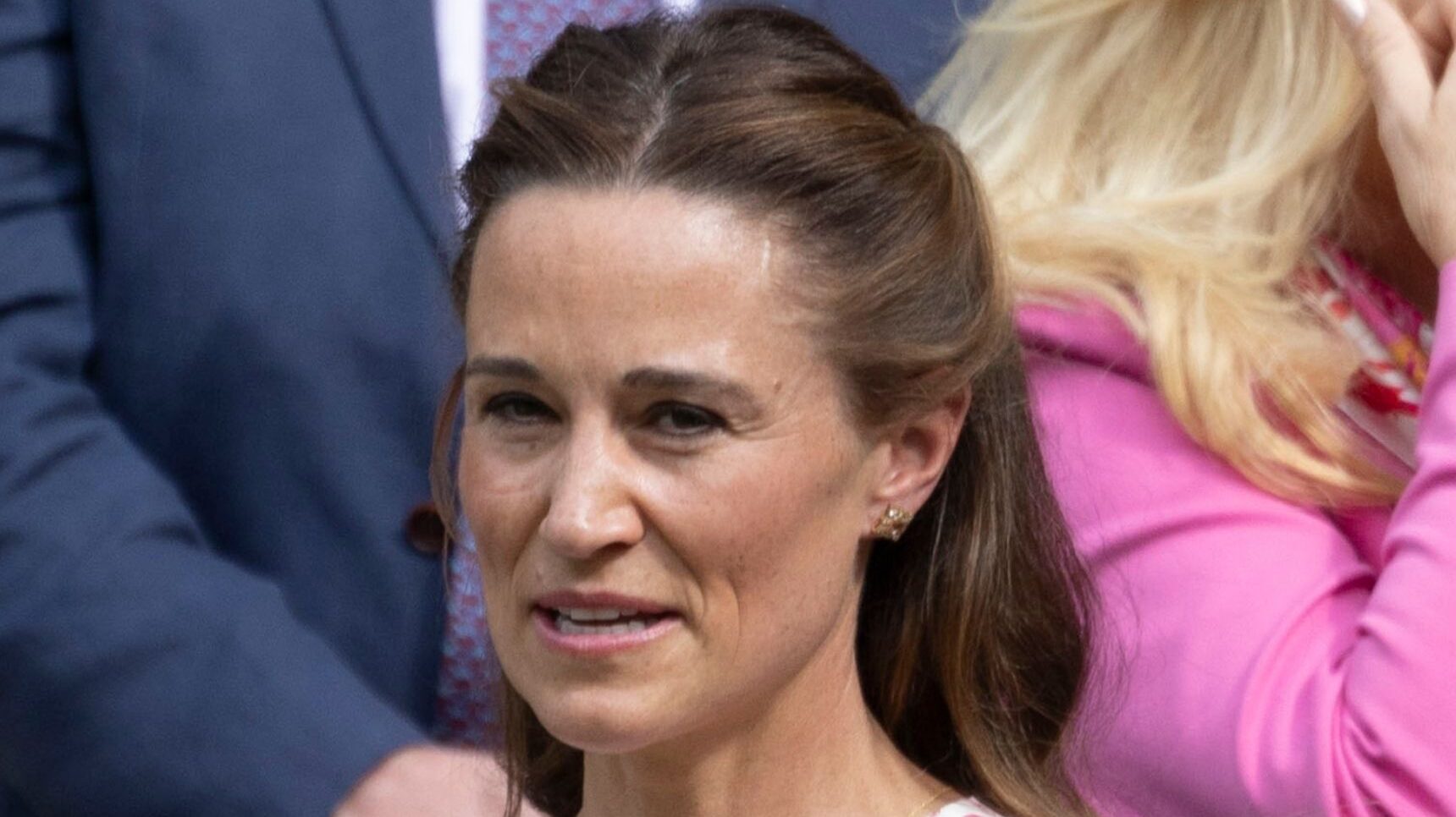 Pippa Middleton frowning