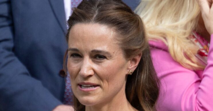 Pippa Middleton frowning
