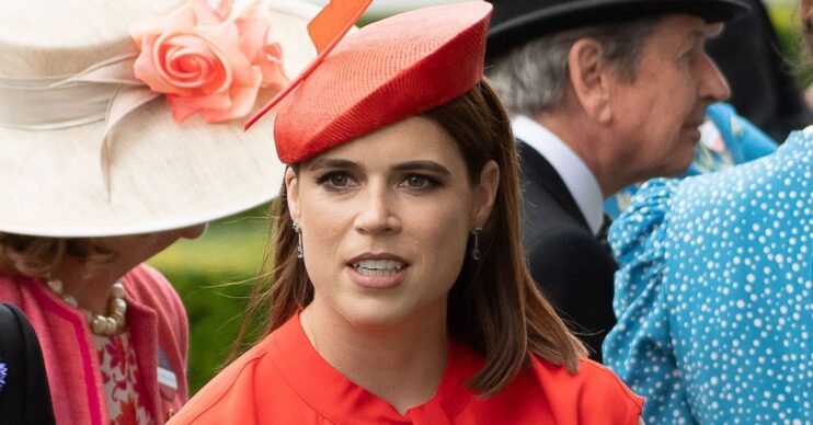 Princess Eugenie in red outfit for the races