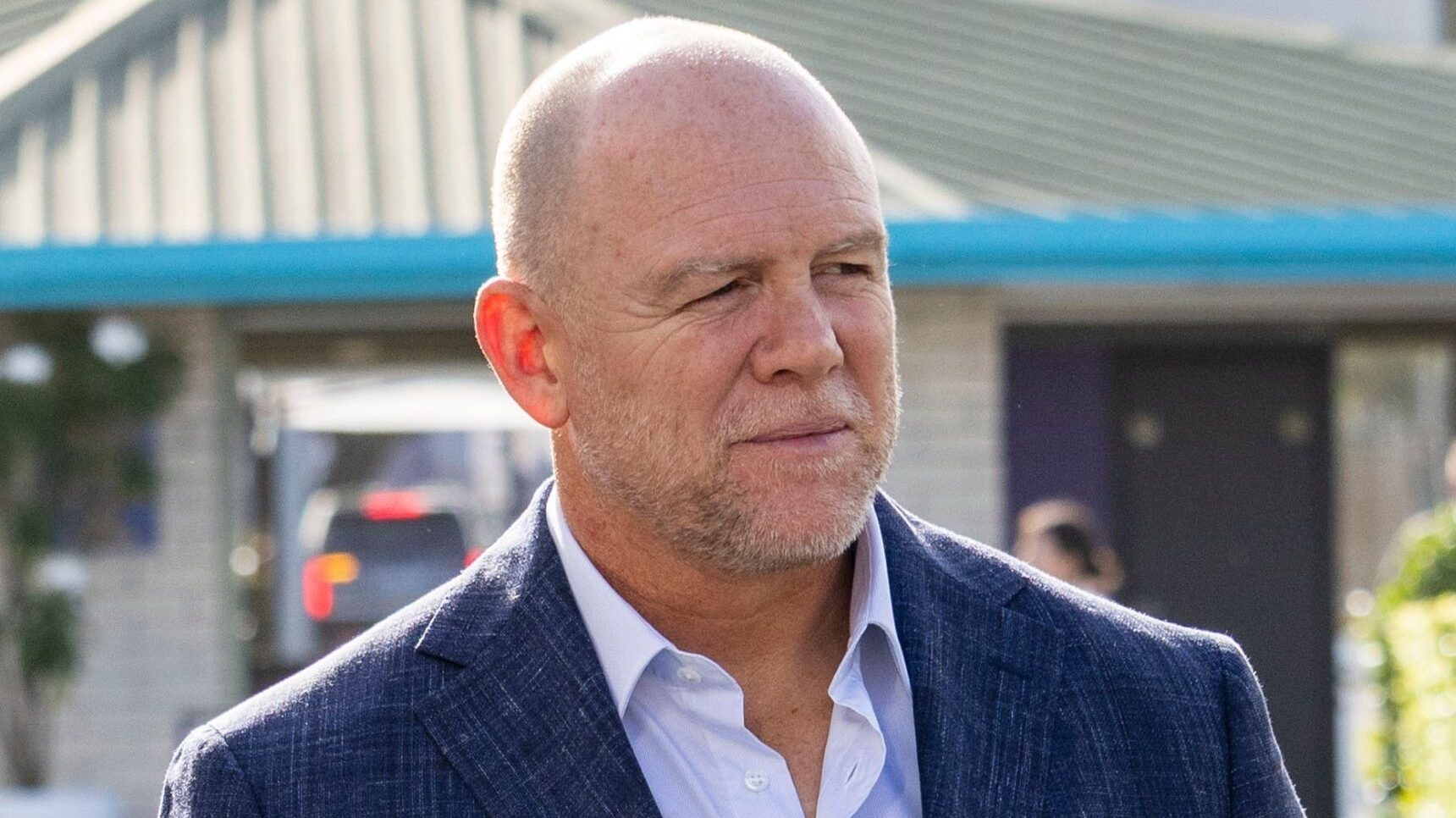Mike Tindall at races
