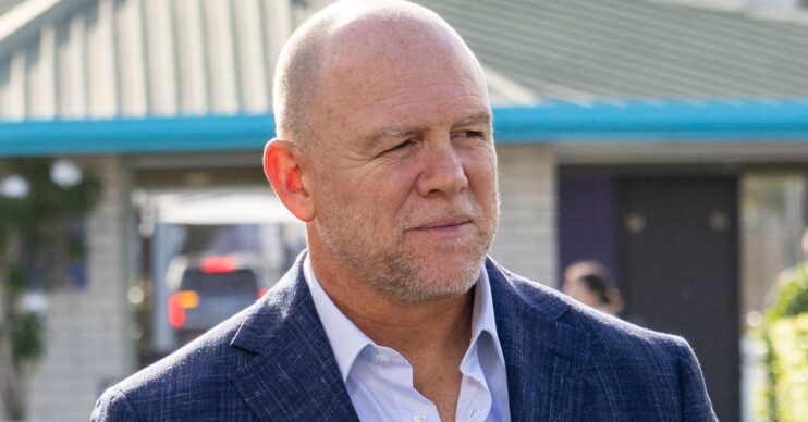 Mike Tindall at races
