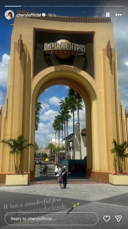 Cheryl and Bear at Universal Orlando