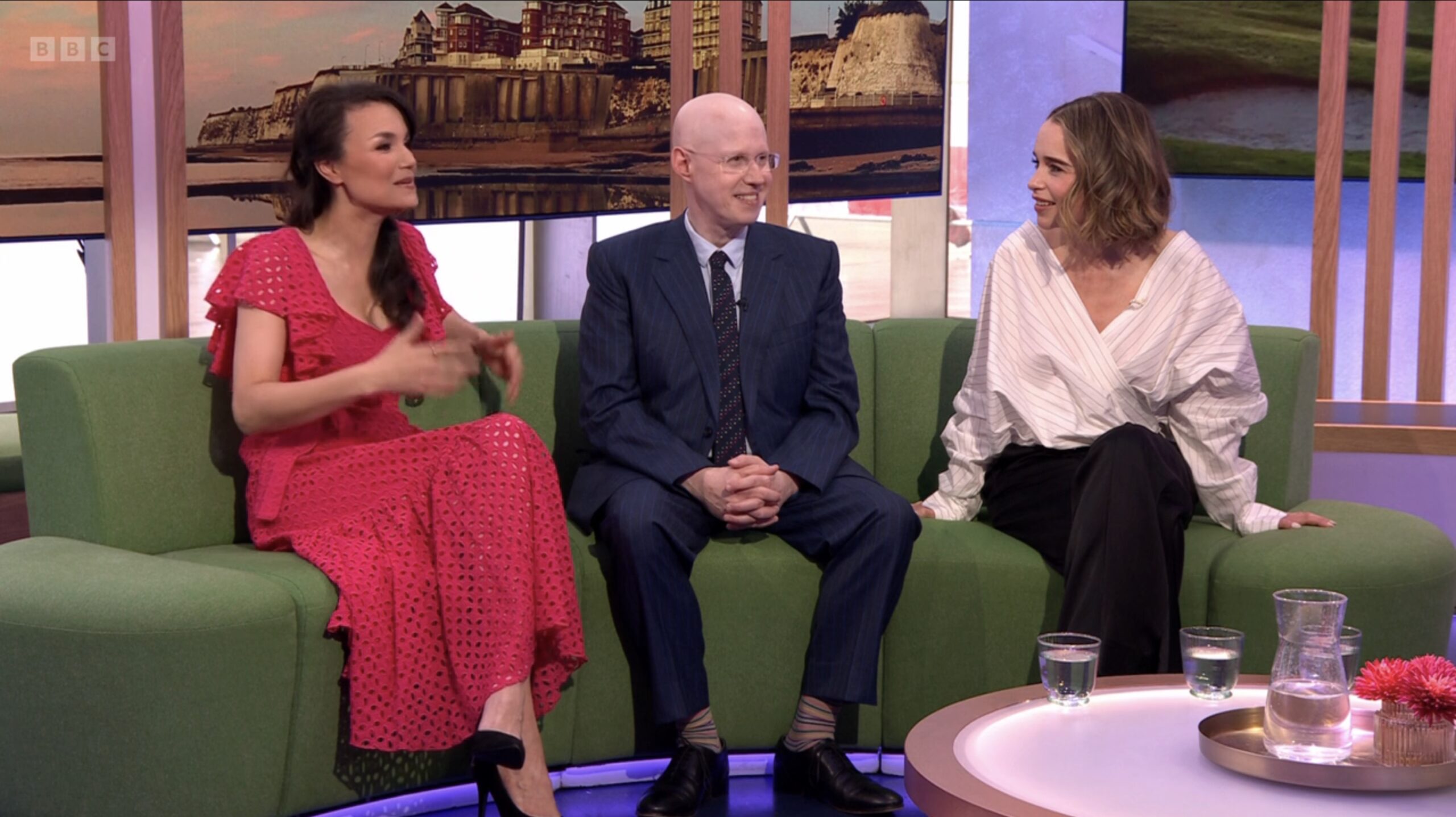 Samantha Barks, Matt Lucas and Emilia Clark on The One Show 
