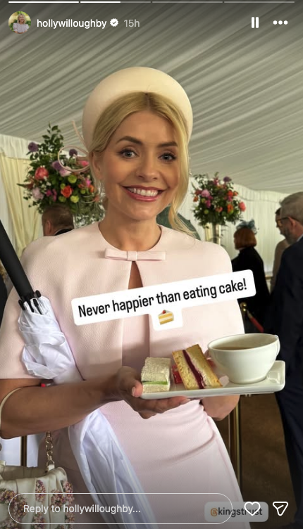 Holly Willoughby at Buckingham Palace