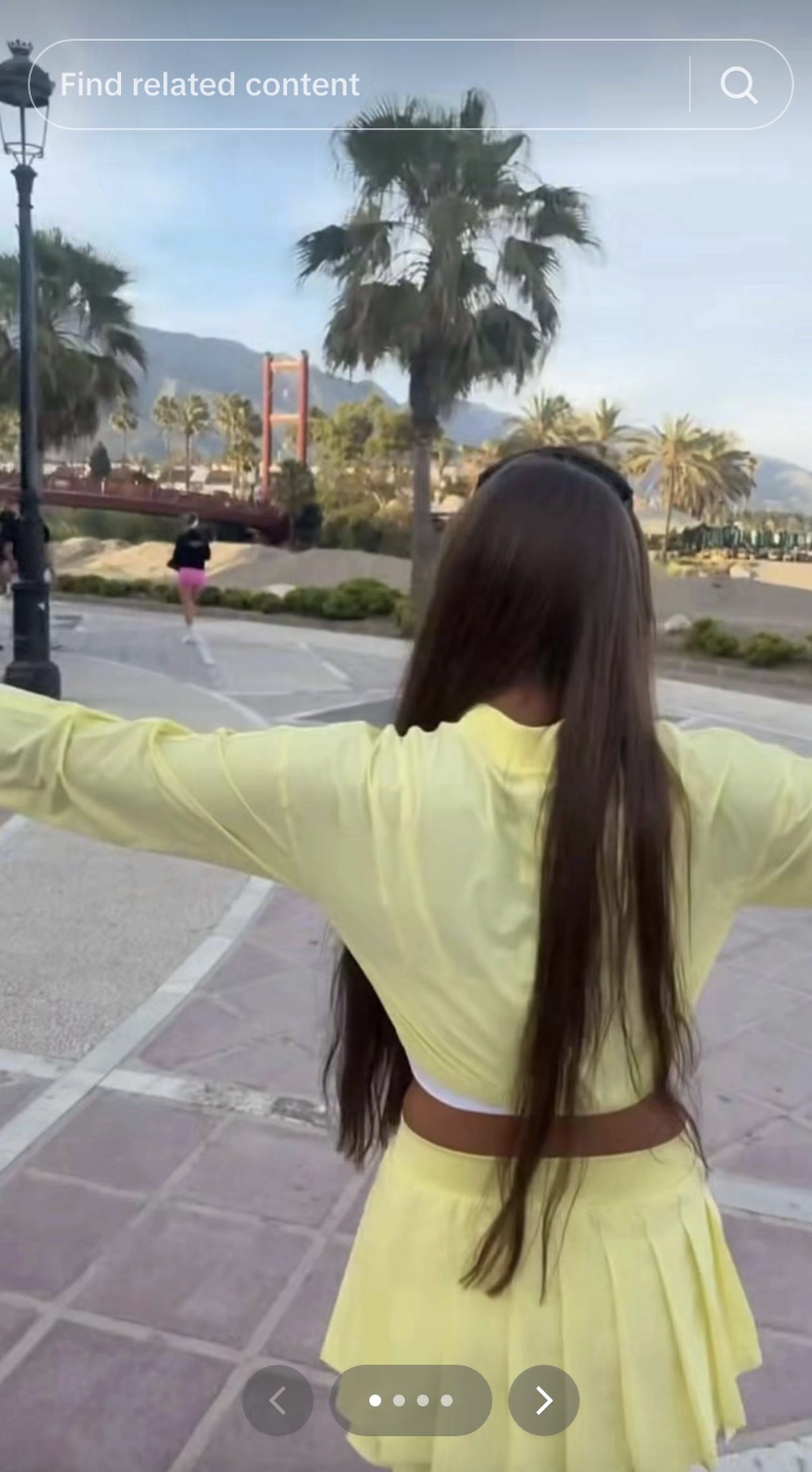 Venezuela Fury on her honeymoon