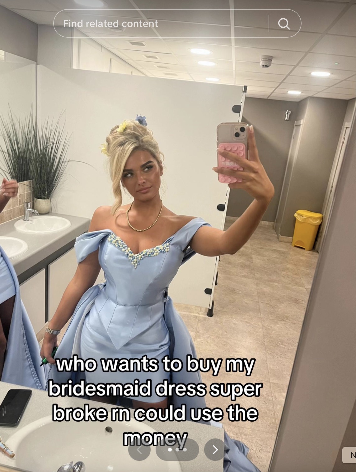 Venezuela Fury bridesmaid dress