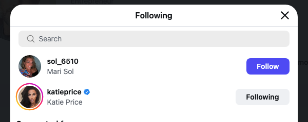 Lee Andrews' Instagram account