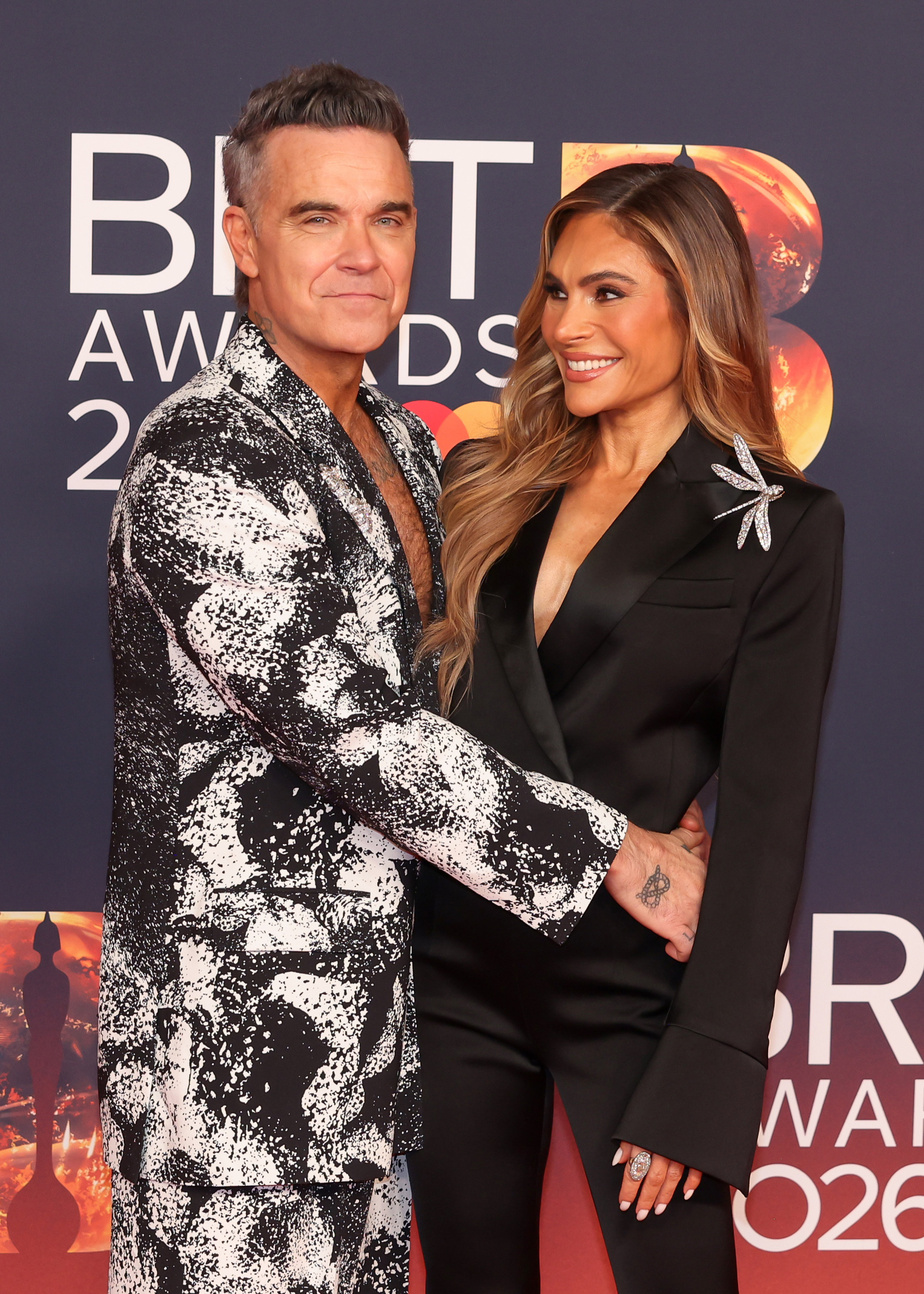 Robbie Williams and Ayda Field