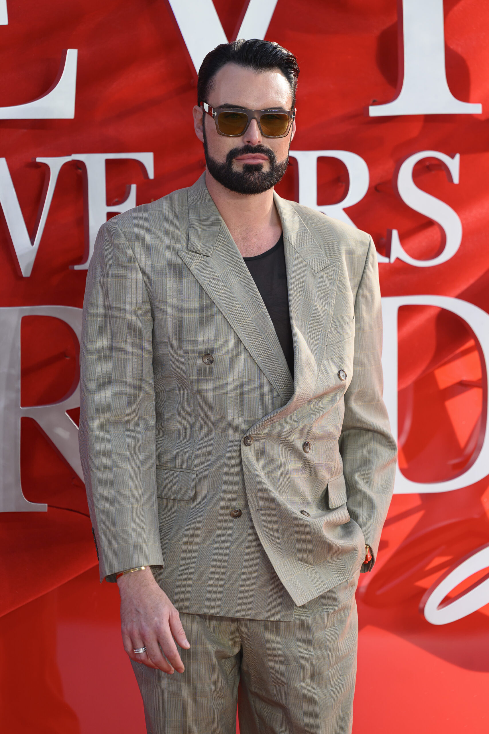 Rylan Clark on the red carpet 