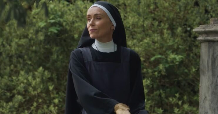Keeley Hawes as a nun in Falling