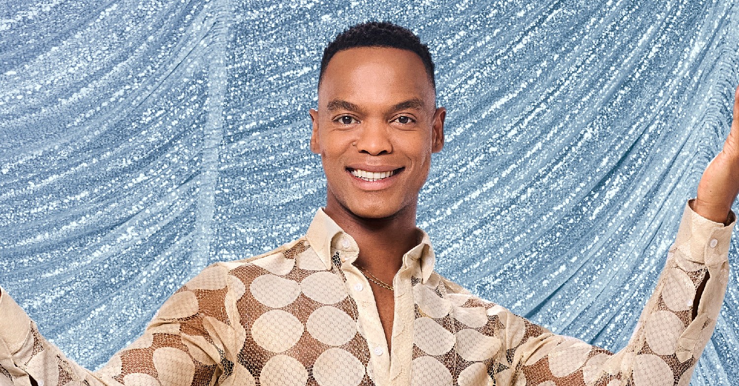 Johannes Radebe in a Strictly promo picture 