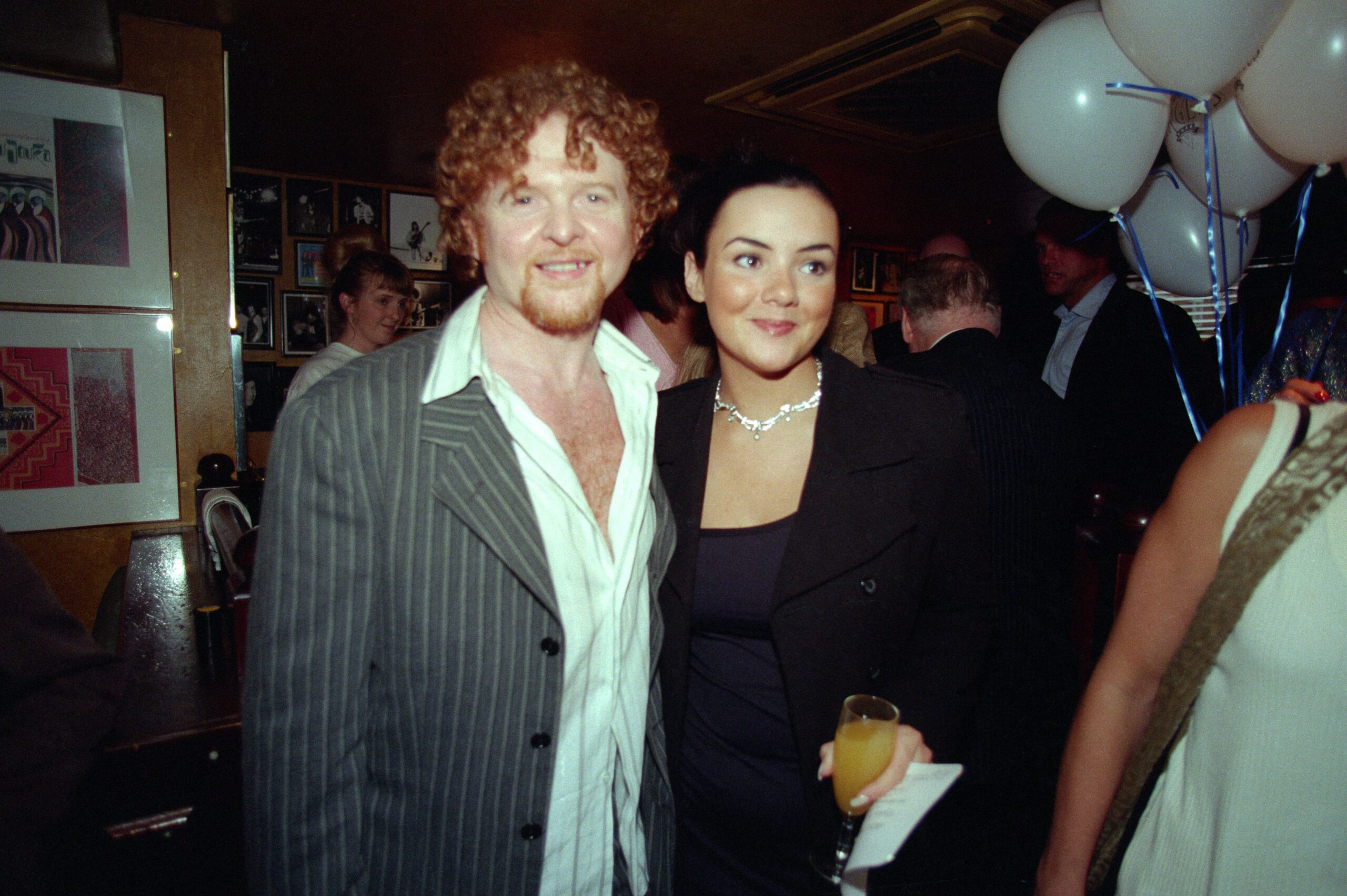 Mick and Martine at a party in 1998