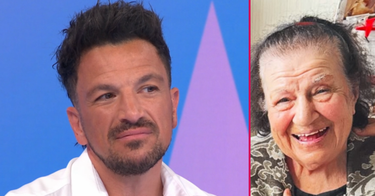 Peter Andre and his mum