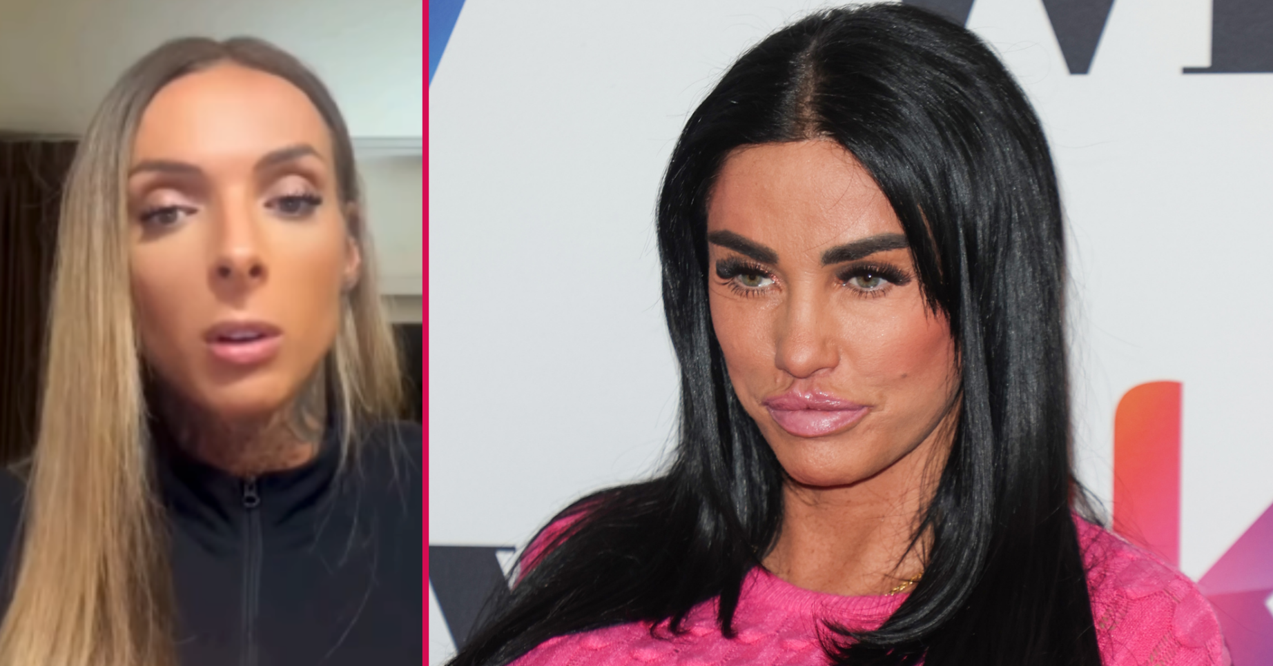 Alana Percival and Katie Price