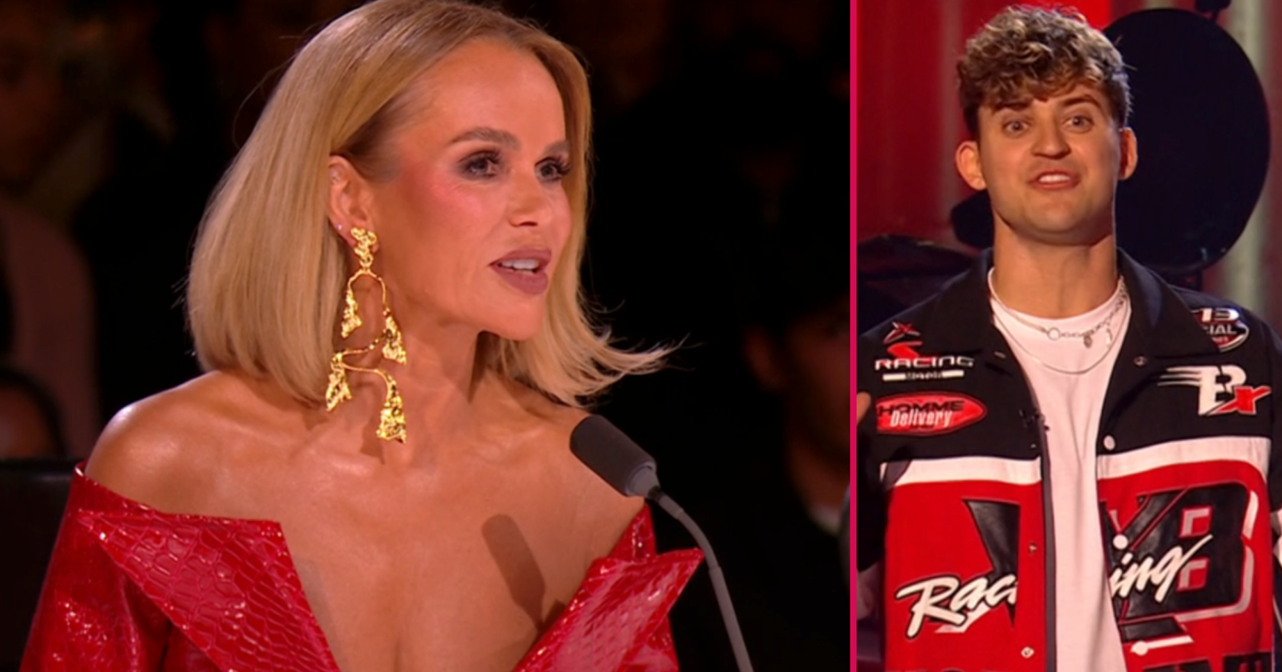 Amanda Holden and Fabian Fox on Britain's Got Talent