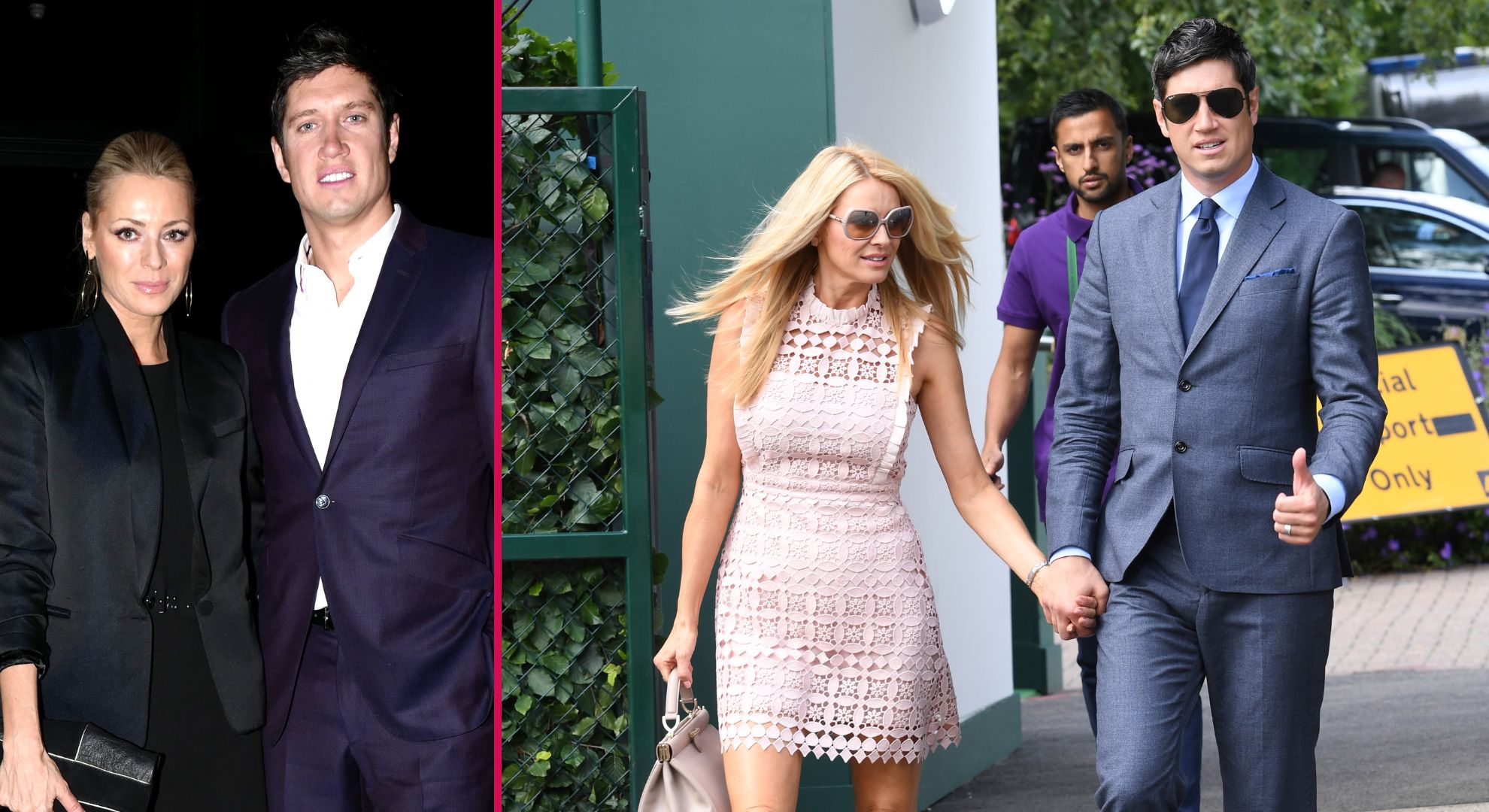 Tess Daly makes first public appearance with Vernon Kay as he appears to still wear wedding ring following sudden split